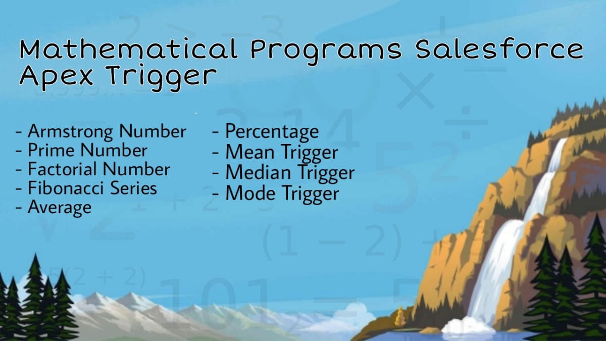 Mathematical Programs Salesforce Apex Trigger