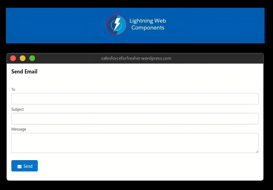 Building a Send Email Component with Lightning Web Components (LWC)